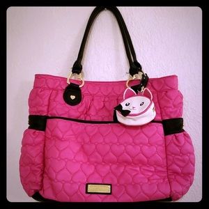 Vintage Betsey Johnson diaper/overnight bag